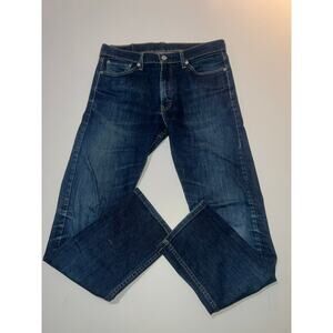 Levi’s Strauss men’s 513 slim straight blue jeans